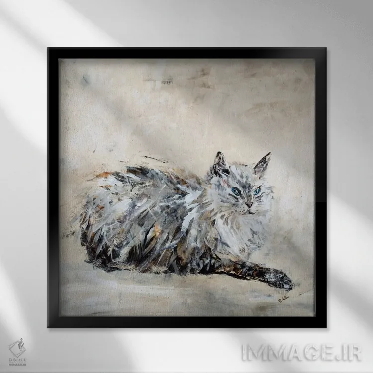 تابلو مدرن تولوز اثر جولیان اسپنسر - نمای قابدار مشکی