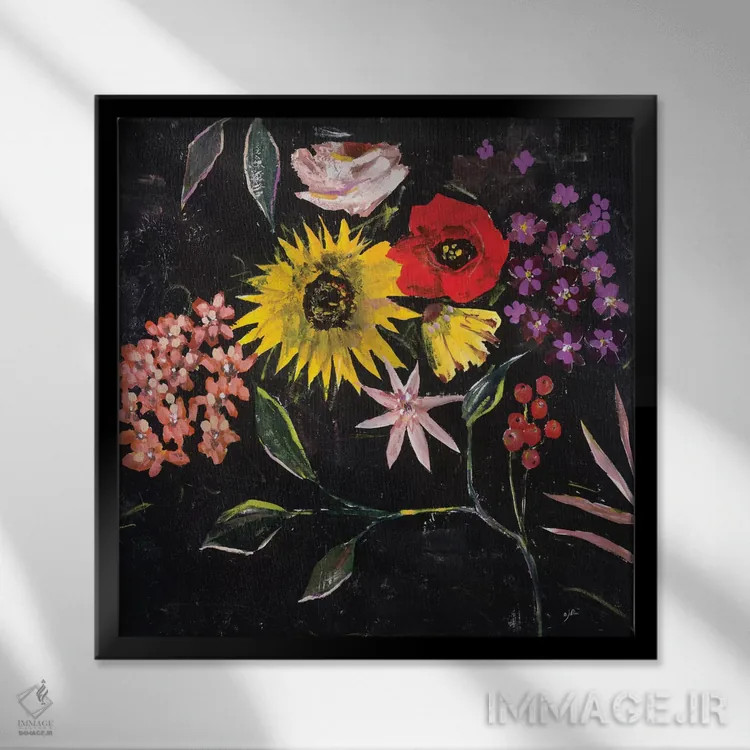 تابلو دکوراتیو روز امیدوارانه اثر جولیان اسپنسر - نمای قابدار مشکی