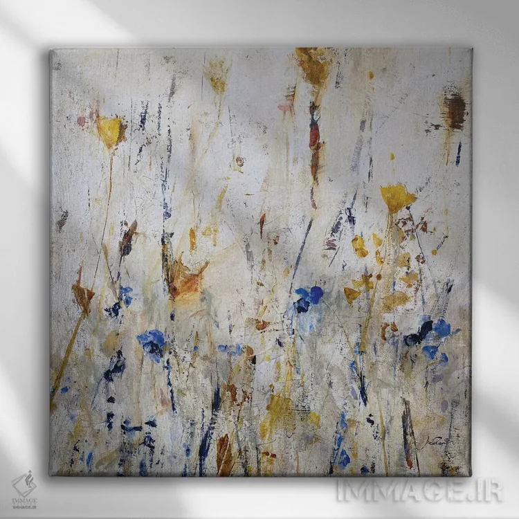 تابلو انتزاعی دید حشره ای ۲ اثر جولیان اسپنسر - نمای روبهرو روی دیوار