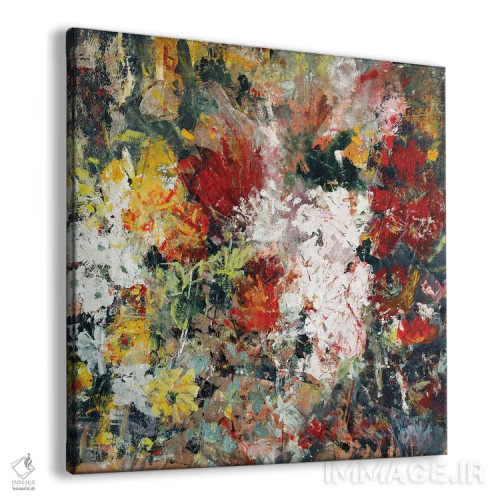 تابلو انتزاعی شب زنده داری عاشقانه اثر جولیان اسپنسر - نمای پرسپکتیو محصول