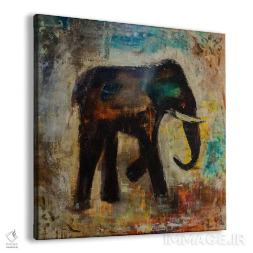 تابلو دکوراتیو قوی و خردمند I اثر جولیان اسپنسر - نمای پرسپکتیو محصول