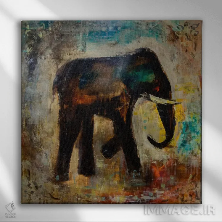 تابلو دکوراتیو قوی و خردمند I اثر جولیان اسپنسر - نمای روبهرو روی دیوار