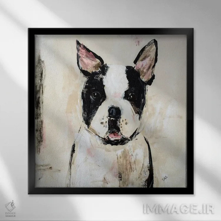 تابلو دکوراتیو یاس اثر جولیان اسپنسر - نمای قابدار مشکی