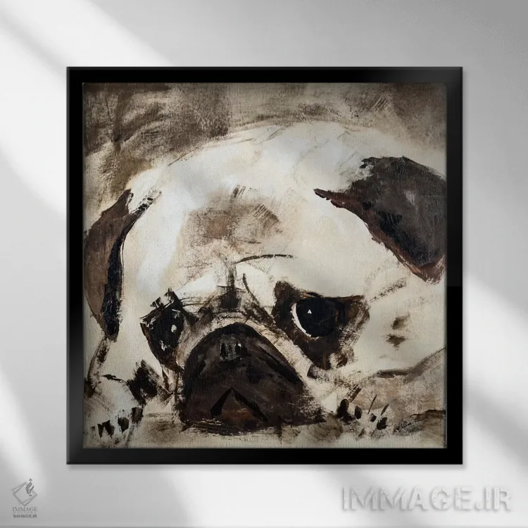 تابلو دکوراتیو پرسیوال اثر جولیان اسپنسر - نمای قابدار مشکی