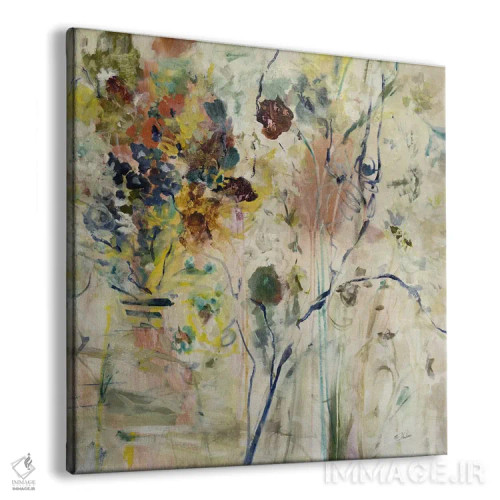 تابلو انتزاعی شادی مشترک اثر جولیان اسپنسر - نمای پرسپکتیو محصول