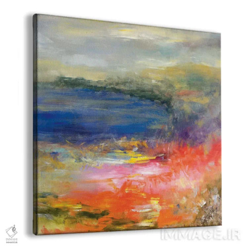 تابلو انتزاعی زیبایی زمین اثر جولیان اسپنسر - نمای پرسپکتیو محصول