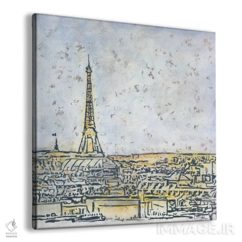 تابلو دکوراتیو کارت پستال پاریس اثر جولیان اسپنسر - نمای پرسپکتیو محصول