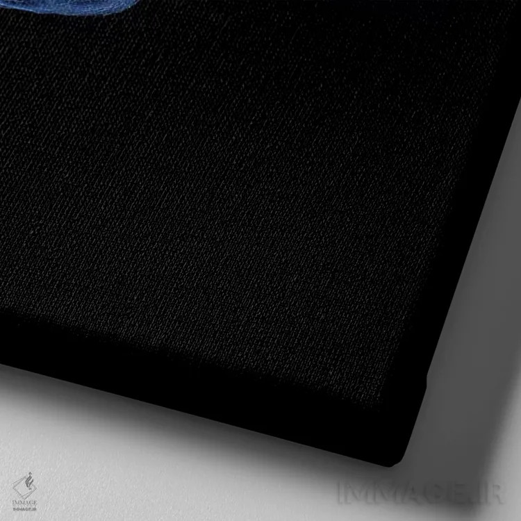 تابلو دکوراتیو مغز انسان با عصب های کوچک پیوسته تصویر شده اثر یوهان سوانپوئل - نمای نزدیک بافت بوم