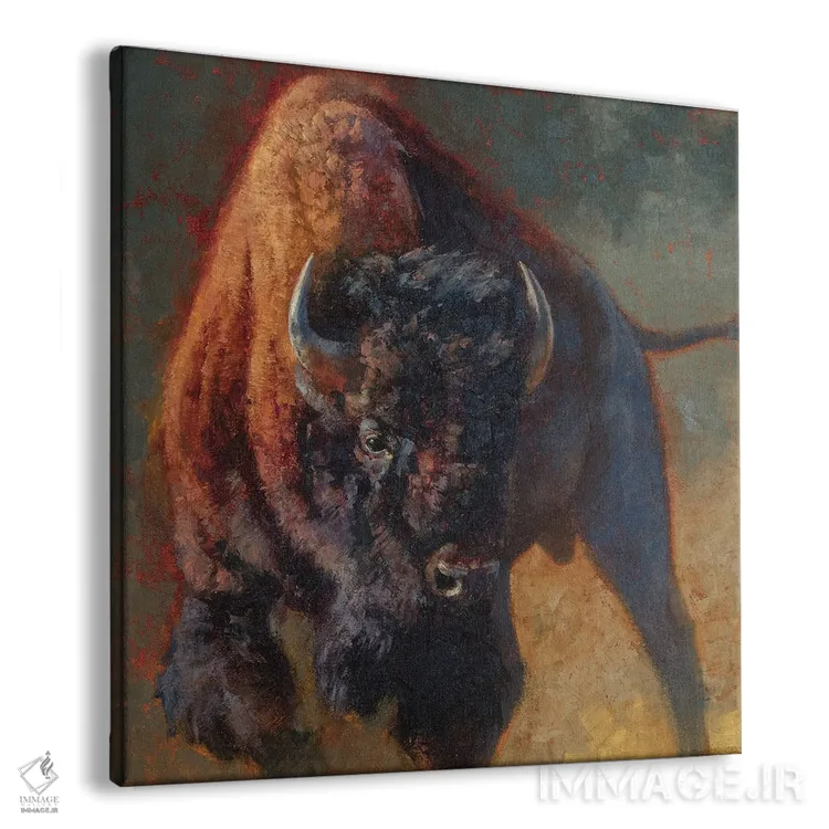 تابلو دکوراتیو پر از پوف یا خرناس اثر جولی تی. چاپمن - نمای پرسپکتیو محصول