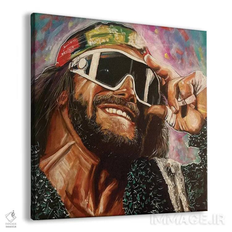 تابلو دکوراتیو ماچو من رندی ساویج اثر جوئل تش - نمای پرسپکتیو محصول