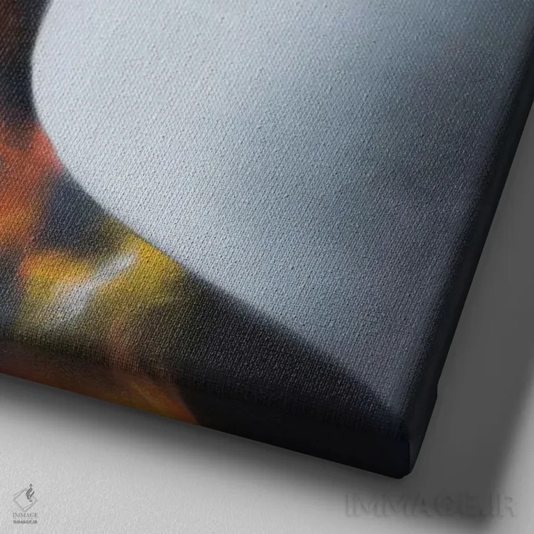 تابلو دکوراتیو میراث اثر جودی توماس - نمای نزدیک بافت بوم