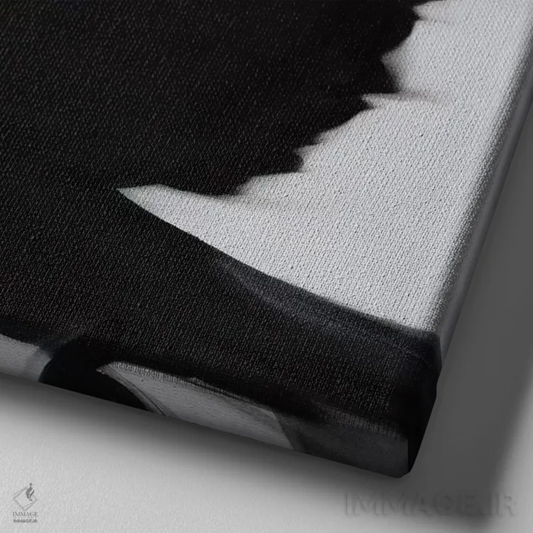 تابلو دکوراتیو اورنیس اثر جودی توماس - نمای نزدیک بافت بوم