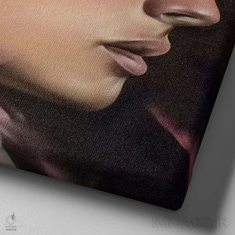 تابلو دکوراتیو غروب ۴ اثر جودی توماس - نمای نزدیک بافت بوم