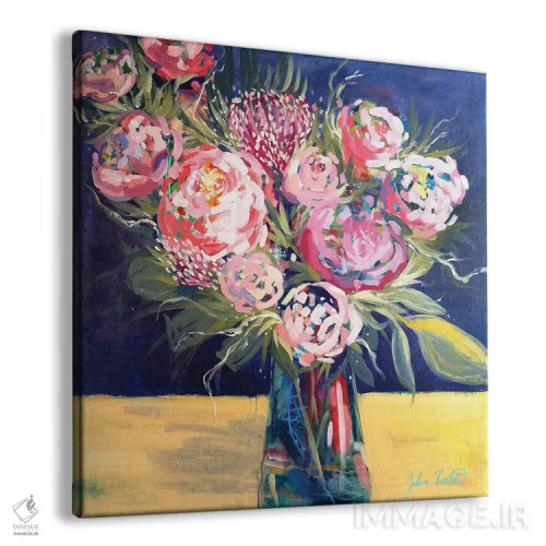 تابلو دکوراتیو شکوفه های سلطنتی اثر جولیا بادو - نمای پرسپکتیو محصول