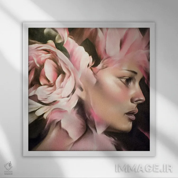 تابلو دکوراتیو غروب ۴ اثر جودی توماس - نمای قابدار سفید