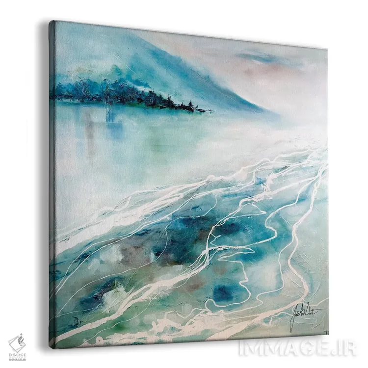 تابلو انتزاعی پروازهای خیال ۱ اثر جولی ان اسکات - نمای پرسپکتیو محصول