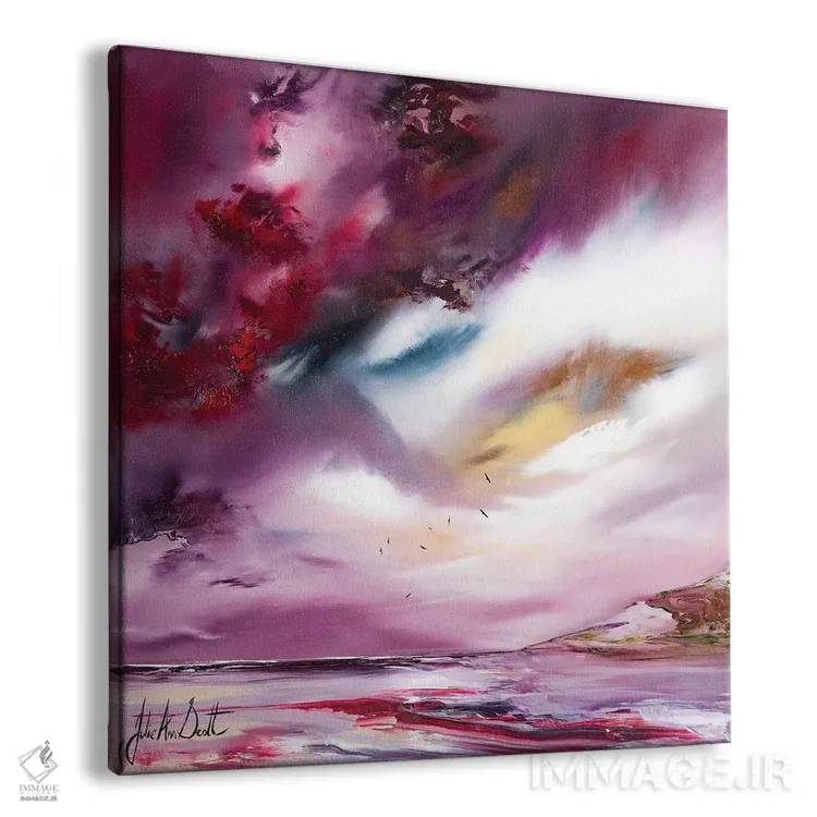 تابلو انتزاعی پروازهای خیال ۴ اثر جولی ان اسکات - نمای پرسپکتیو محصول