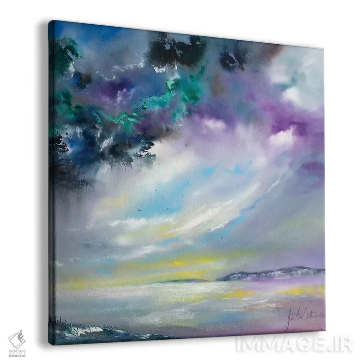 تابلو انتزاعی امید آینده اثر جولی ان اسکات - نمای پرسپکتیو محصول