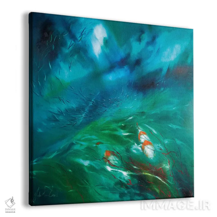 تابلو دکوراتیو دریاهای آرامش ۴ اثر جولی ان اسکات - نمای پرسپکتیو محصول