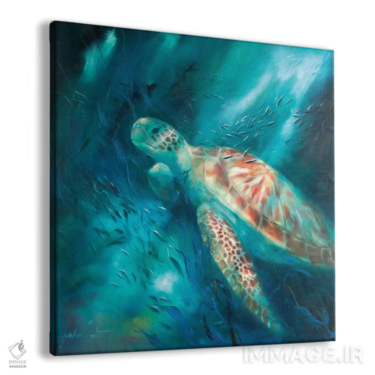 تابلو دکوراتیو دریاهای آرامش ۶ اثر جولی ان اسکات - نمای پرسپکتیو محصول