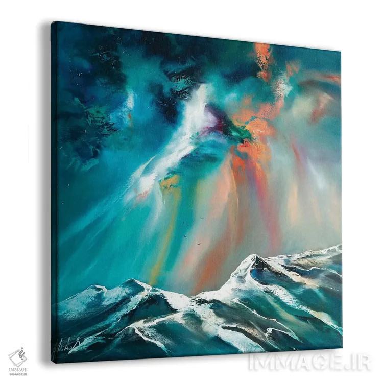 تابلو انتزاعی عشق بی پایان اثر جولی ان اسکات - نمای پرسپکتیو محصول