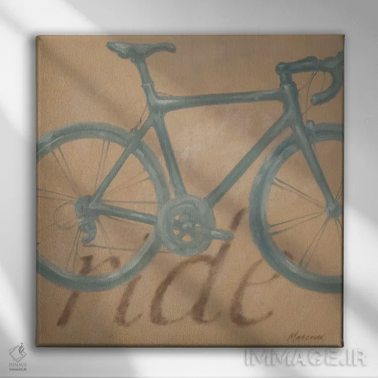 تابلو دکوراتیو سواری اثر جولیان مارکو - نمای روبهرو روی دیوار