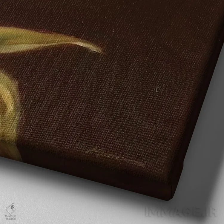 تابلو دکوراتیو گردهمایی گل ها ۱ اثر جولیان مارکو - نمای نزدیک بافت بوم