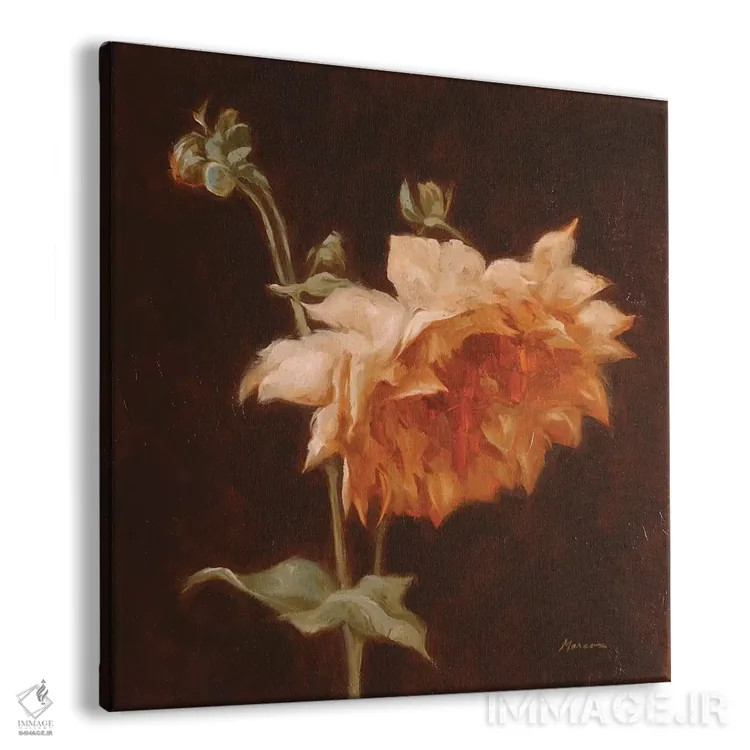 تابلو دکوراتیو گردهمایی گل ها ۳ اثر جولیان مارکو - نمای پرسپکتیو محصول