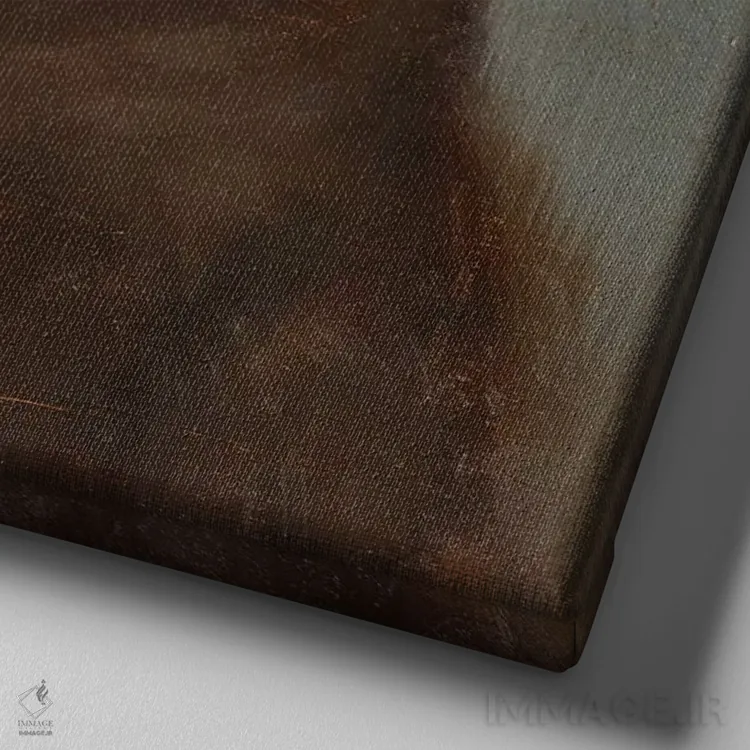 تابلو دکوراتیو لبردور ۲ اثر جولیان مارکو - نمای نزدیک بافت بوم