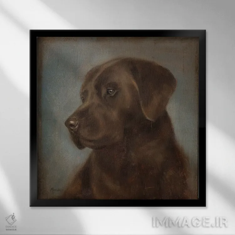 تابلو دکوراتیو لبردور ۲ اثر جولیان مارکو - نمای قابدار مشکی