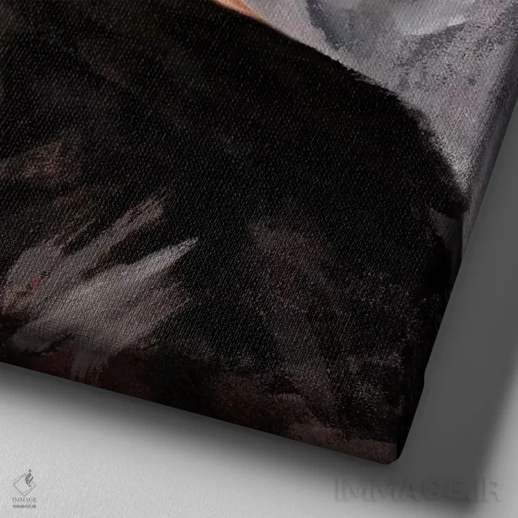 تابلو دکوراتیو شب گردی اثر جولیان مارکو - نمای نزدیک بافت بوم