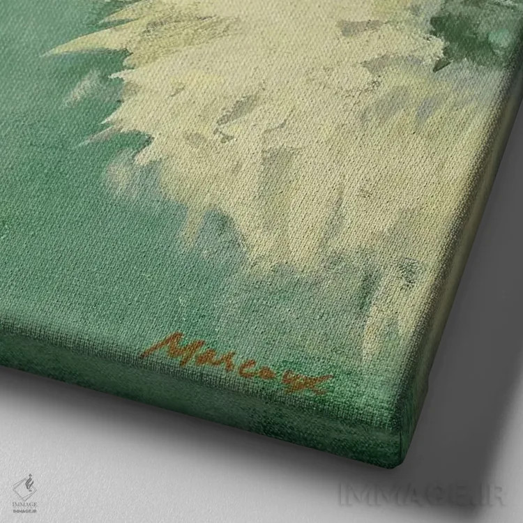 تابلو دکوراتیو مخزن گل ها ۲ اثر جولیان مارکو - نمای نزدیک بافت بوم