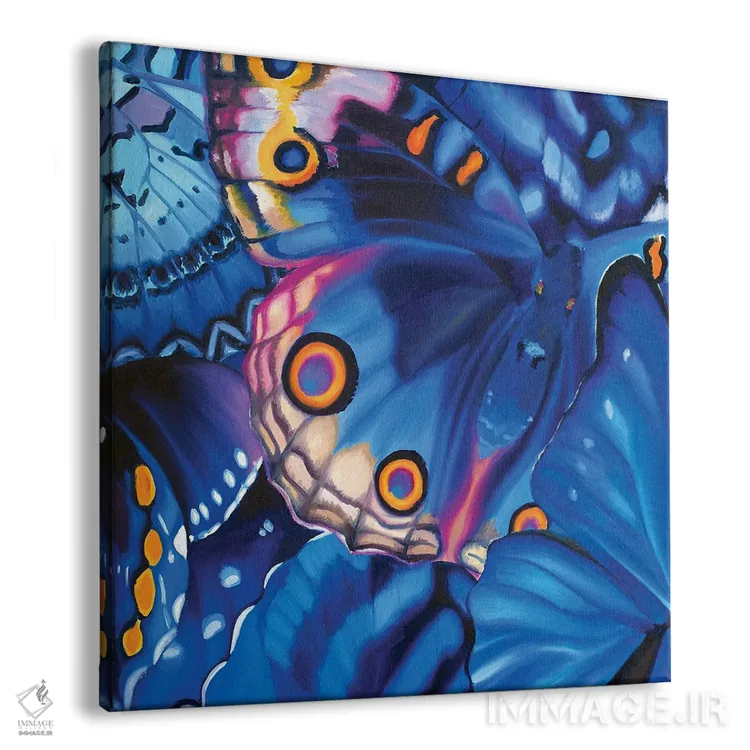 تابلو دکوراتیو شجاعت پروانه ها اثر جولیا رایان - نمای پرسپکتیو محصول
