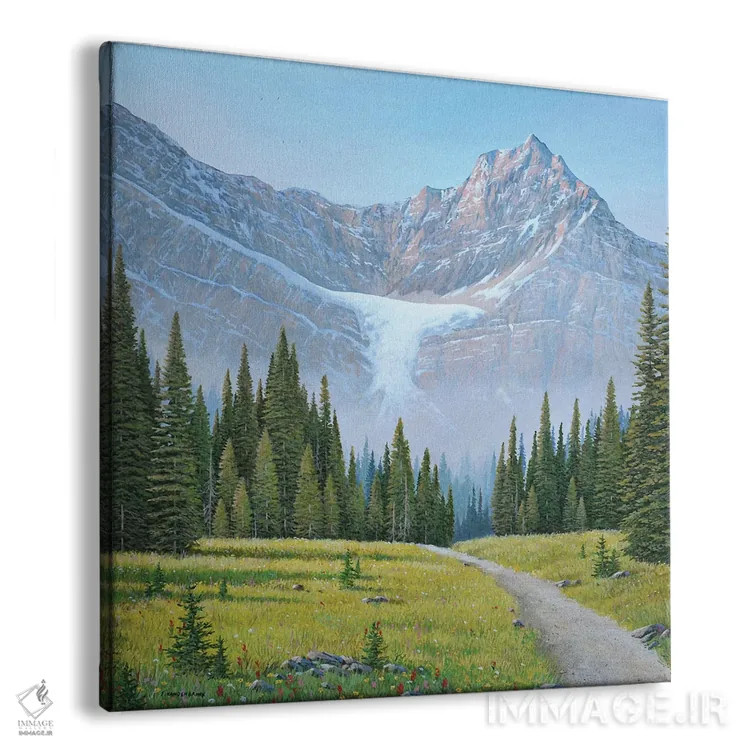 تابلو دکوراتیو باغ یخچالی اثر جیک وندن برینگک - نمای پرسپکتیو محصول