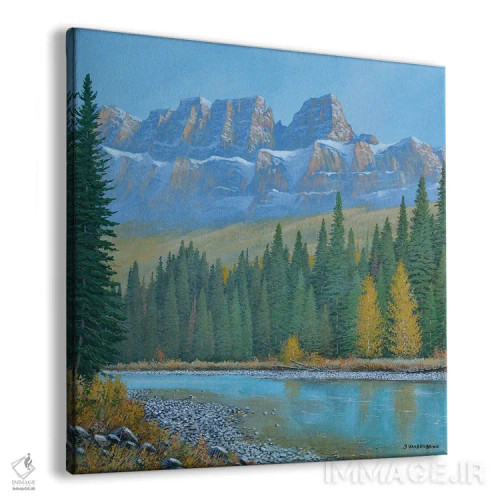 تابلو دکوراتیو نور اکتبر اثر جیک وندن برینگک - نمای پرسپکتیو محصول