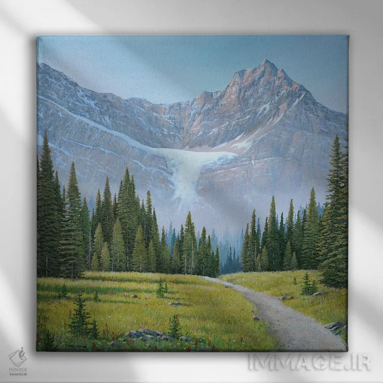 تابلو دکوراتیو باغ یخچالی اثر جیک وندن برینگک - نمای روبهرو روی دیوار