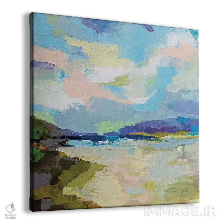 تابلو دکوراتیو ساحل اثر ژانت ورتنتس - نمای پرسپکتیو محصول