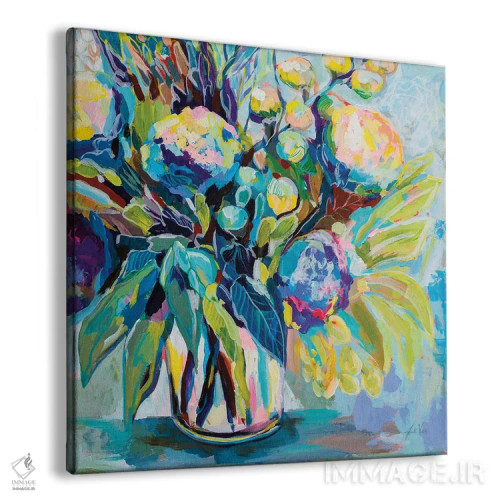 تابلو دکوراتیو شکوفه بهاری اثر ژانت ورتنتس - نمای پرسپکتیو محصول