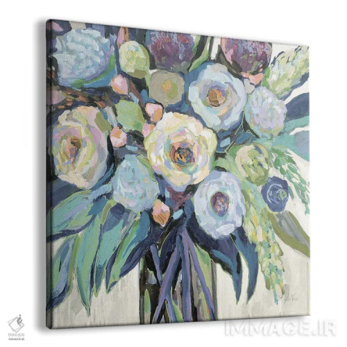 تابلو دکوراتیو شبانه خنثی اثر ژانت ورتنتس - نمای پرسپکتیو محصول