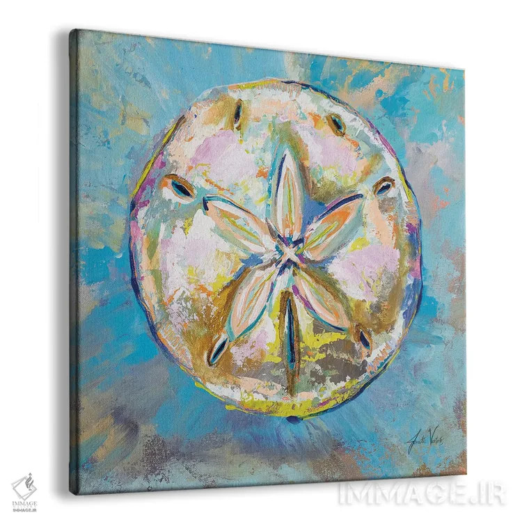 تابلو دکوراتیو دلار شنی اثر ژانت ورتنتس - نمای پرسپکتیو محصول