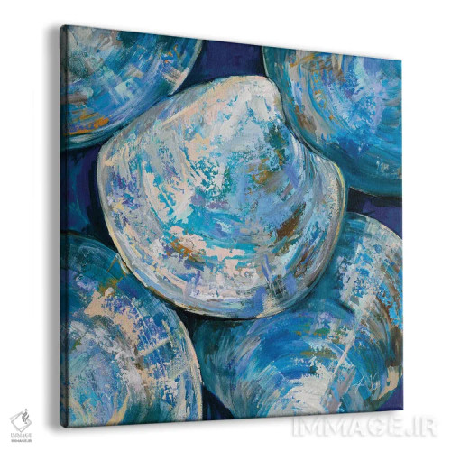 تابلو دکوراتیو هسته های گیلاس آبی اثر ژانت ورتنتس - نمای پرسپکتیو محصول