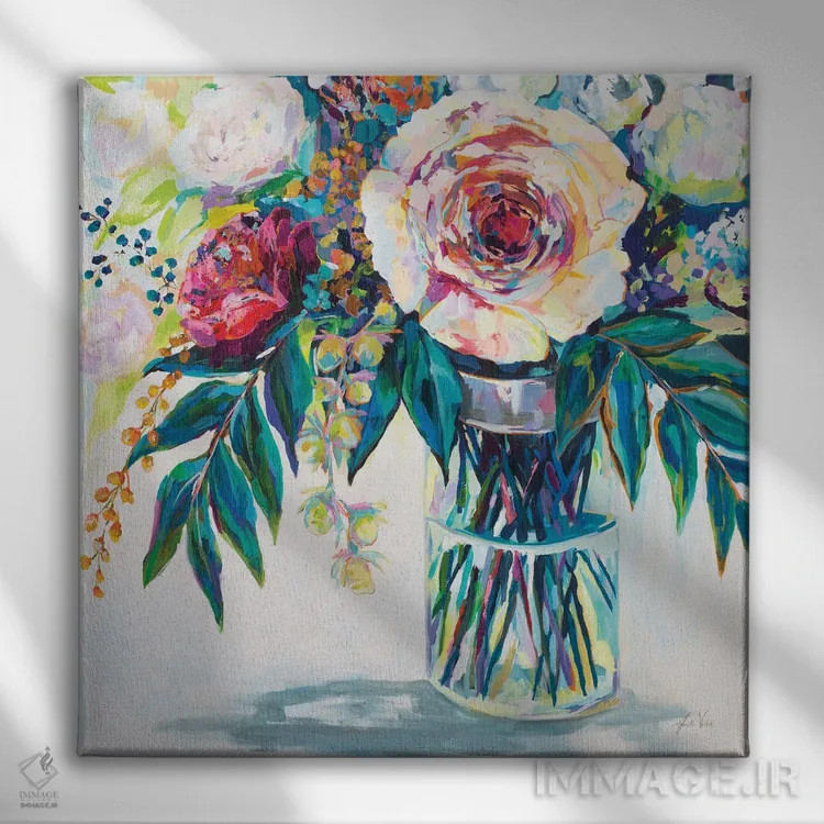 تابلو دکوراتیو دلفریب اثر ژانت ورتنتس - نمای روبهرو روی دیوار