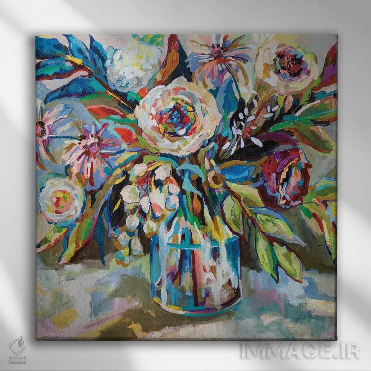 تابلو دکوراتیو دلم را گرم می کند اثر ژانت ورتنتس - نمای روبهرو روی دیوار