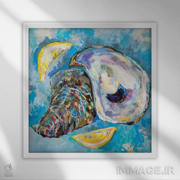 تابلو دکوراتیو خوشمزه اثر ژانت ورتنتس - نمای قابدار سفید