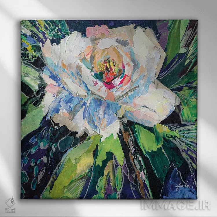 تابلو دکوراتیو تنهایی اثر ژانت ورتنتس - نمای روبهرو روی دیوار