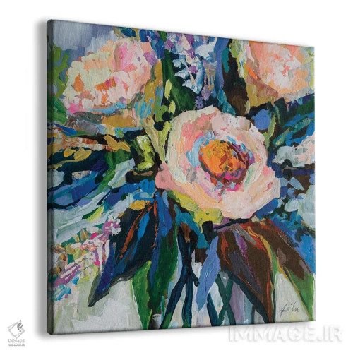 تابلو دکوراتیو گلبرگ هلو اثر ژانت ورتنتس - نمای پرسپکتیو محصول