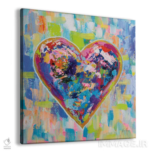 تابلو دکوراتیو عشق پس از شکست عشقی II اثر ژانت ورتنتس - نمای پرسپکتیو محصول