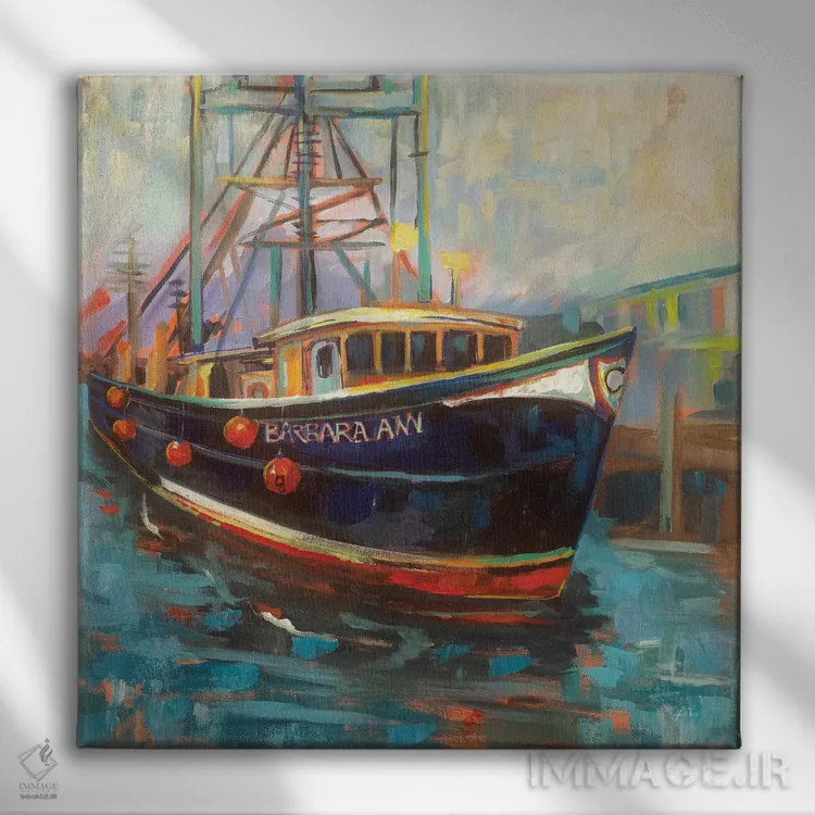 تابلو دکوراتیو باربارا آن اثر ژانت ورتنتس - نمای روبهرو روی دیوار