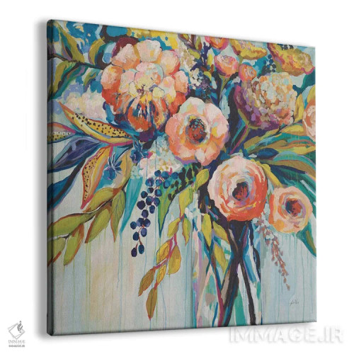 تابلو دکوراتیو جشن رنگ ها اثر ژانت ورتنتس - نمای پرسپکتیو محصول