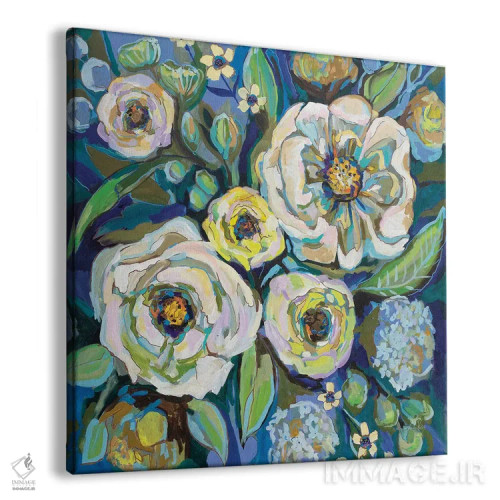 تابلو انتزاعی خانه کنار دریا اثر ژانت ورتنتس - نمای پرسپکتیو محصول